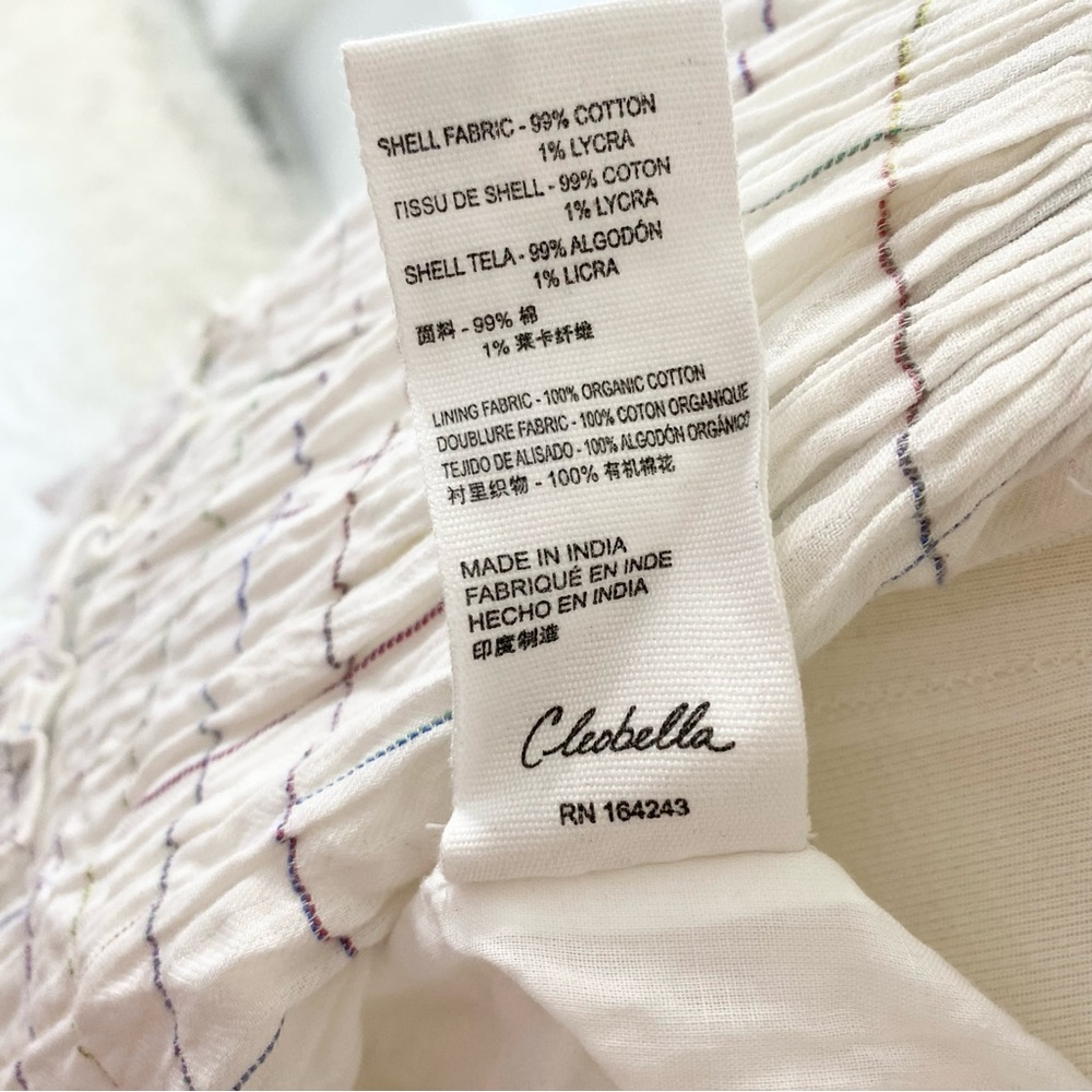 CLEOBELLA White Checkered Dress - Picture 7 of 8